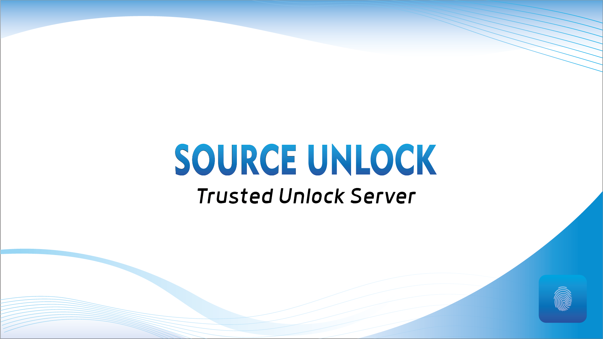 Home | Source Unlock - Trusted Unlock Server